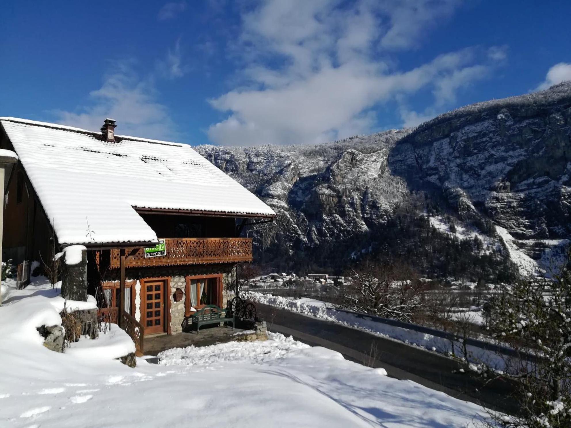 Appartement Cozy 100M2 Dans Chalet Savoyard Magland Exteriér fotografie