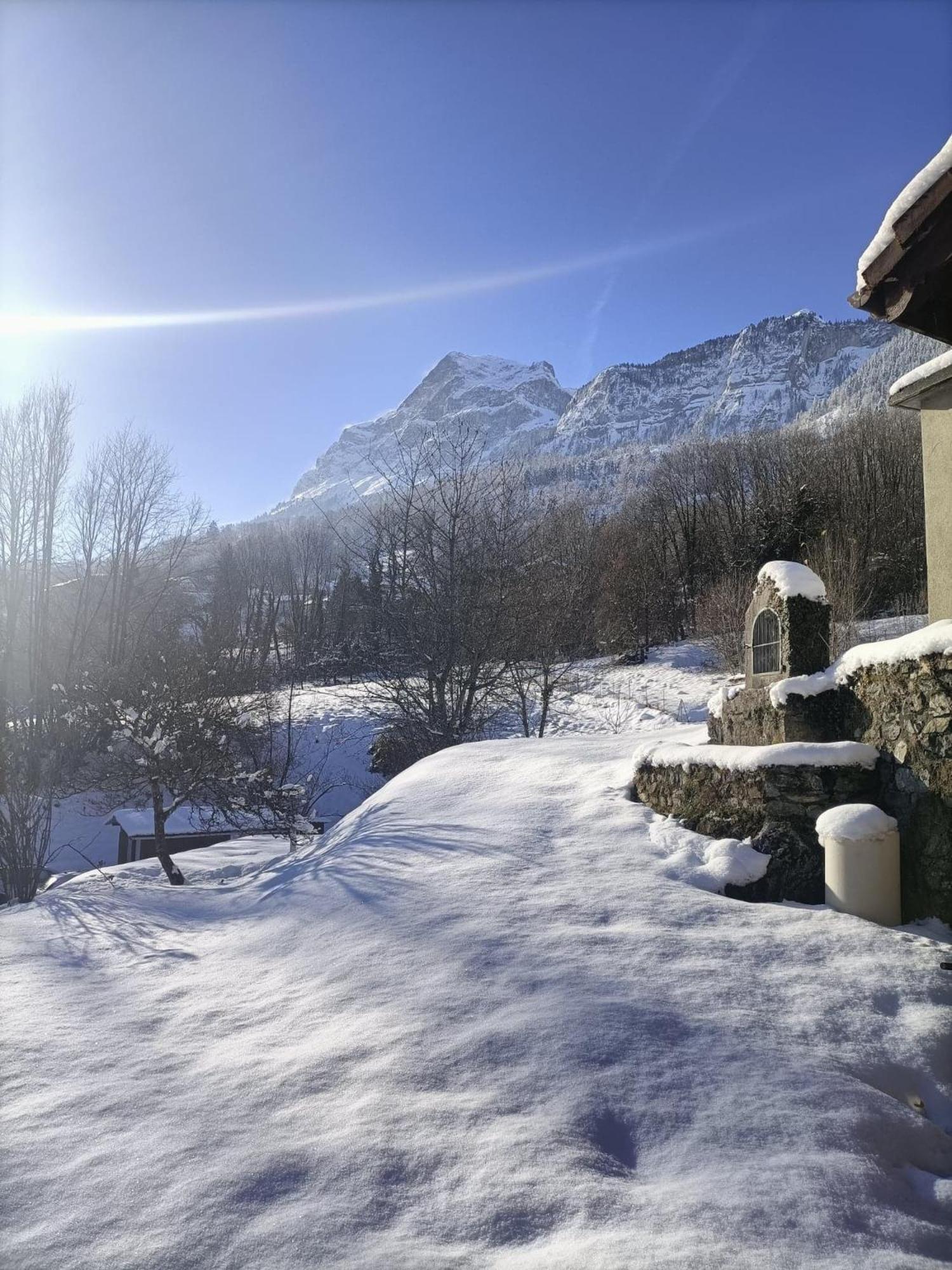 Appartement Cozy 100M2 Dans Chalet Savoyard Magland Exteriér fotografie